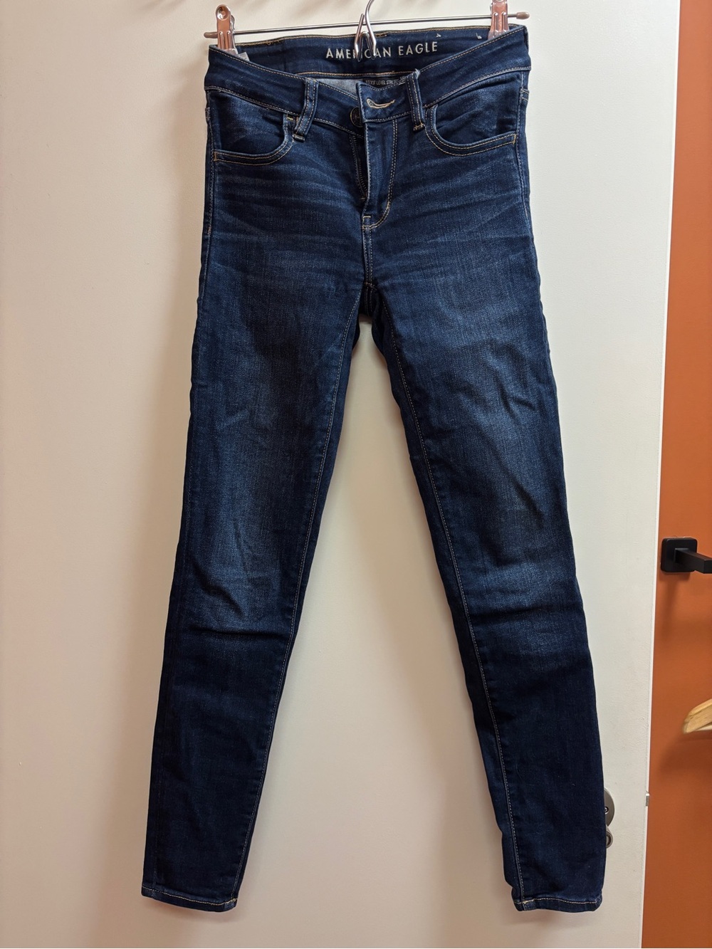 American Eagle Navy Skinny Jeans